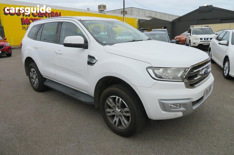 White 2018 Ford Everest Wagon Trend (Rwd)