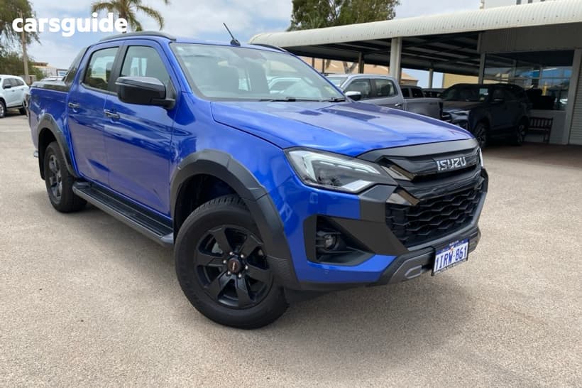 Blue 2024 Isuzu D-MAX Crew Cab Utility X-Terrain (4X4)