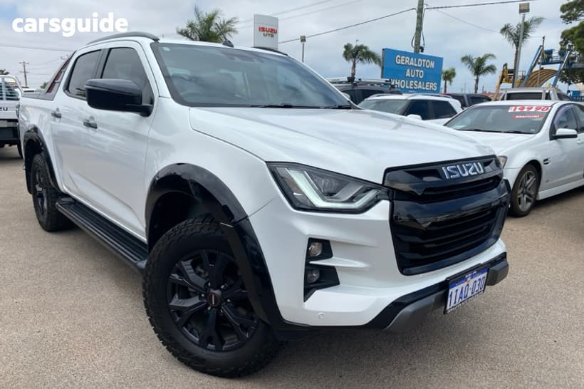 White 2023 Isuzu D-MAX Crew Cab Utility X-Terrain (4X4)
