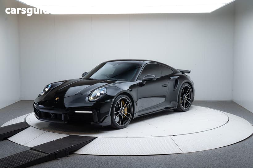 Black 2024 Porsche 911 Coupe Turbo S