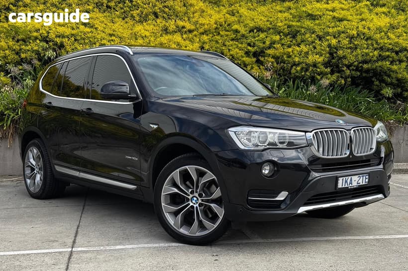 Black 2017 BMW X3 Wagon Xdrive 30D