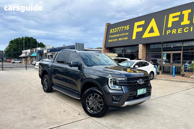 Grey 2022 Ford Ranger Double Cab Pick Up Wildtrak 2.0 (4X4)
