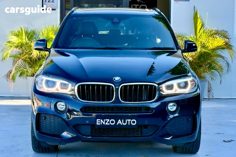 Blue 2014 BMW X5 Wagon Xdrive 25D