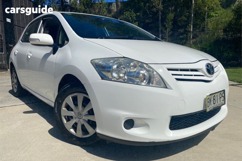 White 2011 Toyota Corolla Hatchback Ascent