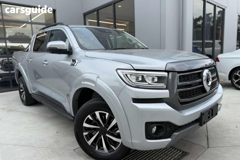 Silver 2026 GWM Cannon Dual Cab Chassis Lux (4X4)