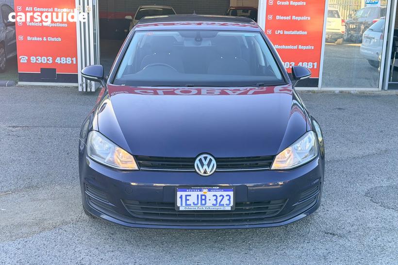 Blue 2013 Volkswagen Golf Hatchback 90 Tsi Comfortline