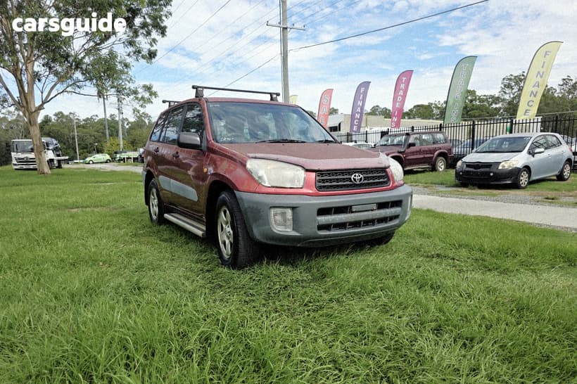 Red 2002 Toyota RAV4 Wagon Edge (4X4)