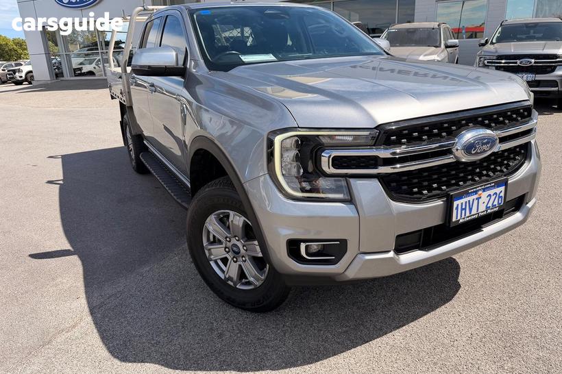 Silver 2023 Ford Ranger Double Cab Chassis Xlt 3.0 (4X4)