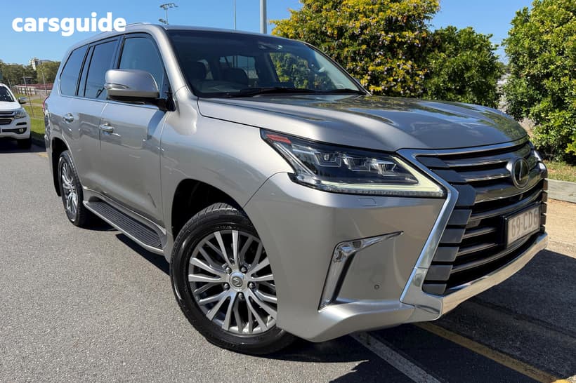 Silver 2018 Lexus LX450D Wagon