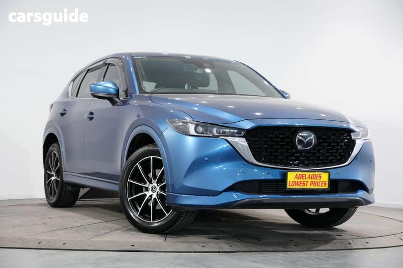 Blue 2022 Mazda CX-5 Wagon Akera Turbo (Awd)