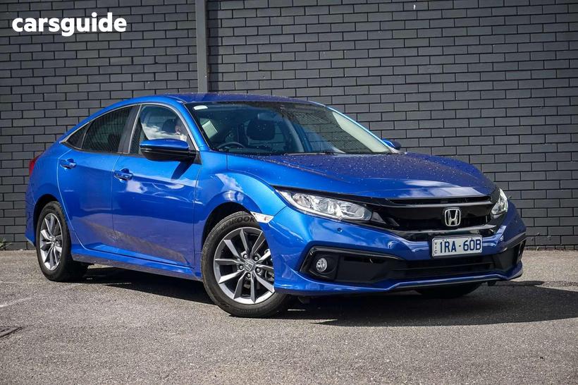 Blue 2020 Honda Civic Sedan Vti-S