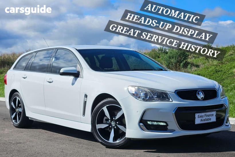 White 2016 Holden Commodore Sportswagon Sv6