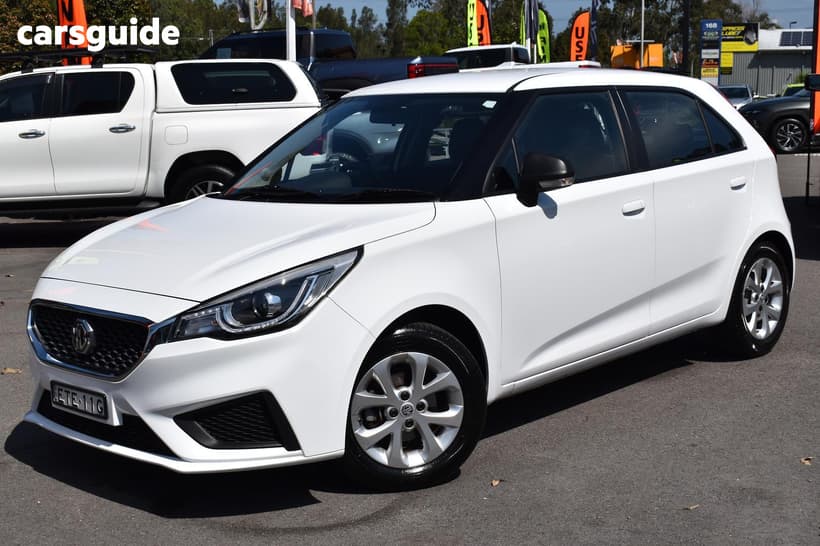White 2022 MG MG3 Hatchback Core
