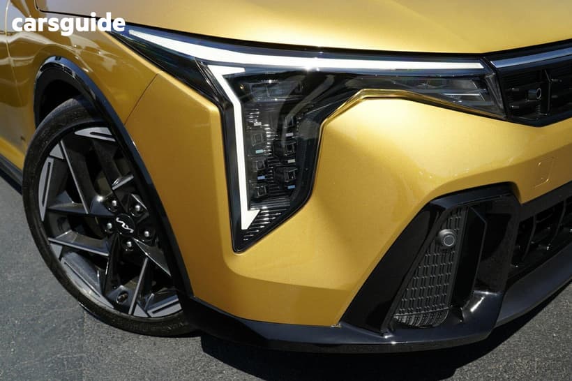 Yellow 2025 Kia K4 Sedan Gt-Line