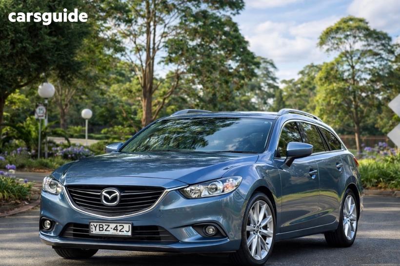 Blue 2014 Mazda 6 Wagon Sport