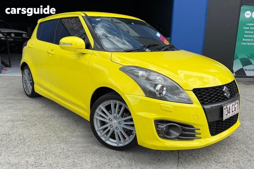 Yellow 2012 Suzuki Swift Hatchback Sport
