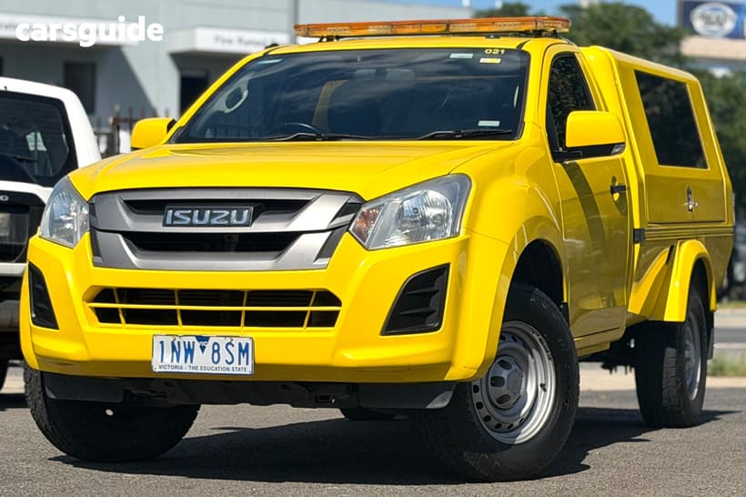 Yellow 2018 Isuzu D-MAX Cab Chassis Sx Hi-Ride (4X2)