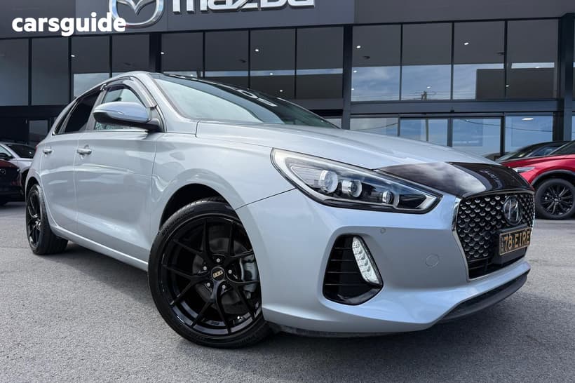 Silver 2020 Hyundai I30 Hatchback Premium 1.6 Crdi