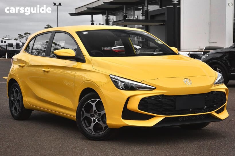 Yellow 2025 MG MG3 Hatchback Excite