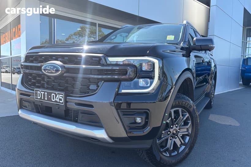 Black 2025 Ford Ranger Double Cab Pick Up Wildtrak 3.0 (4X4)