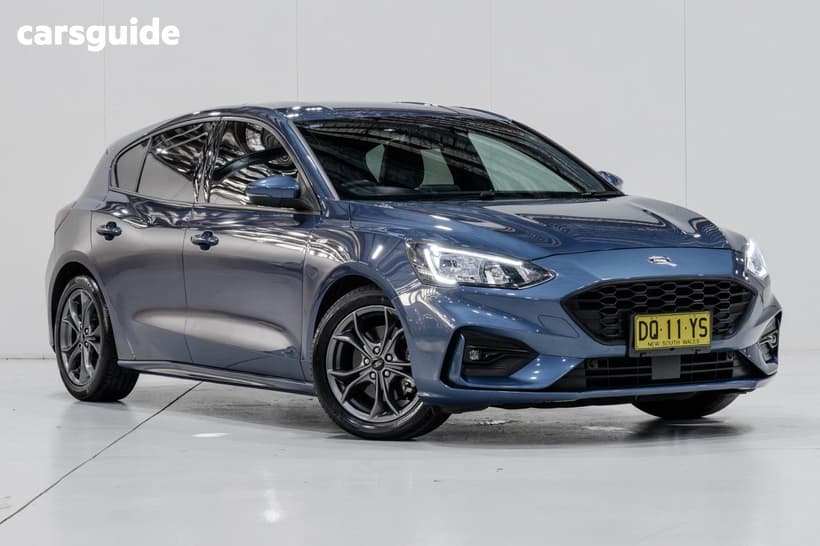 Blue 2020 Ford Focus Hatchback St-Line