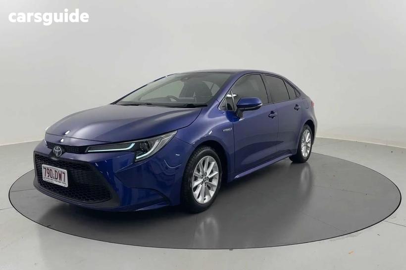 Blue 2021 Toyota Corolla Sedan Sx Hybrid