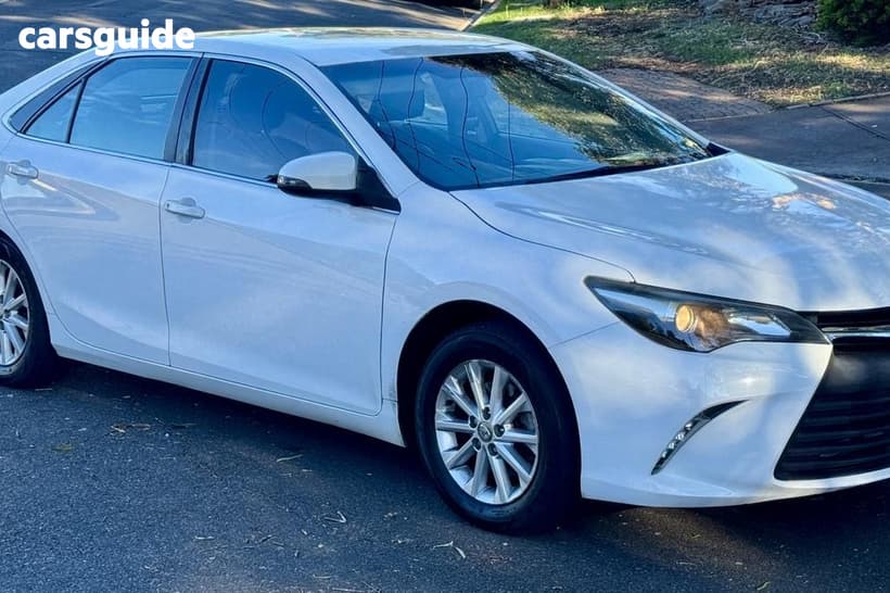White 2017 Toyota Camry Sedan Altise Hybrid