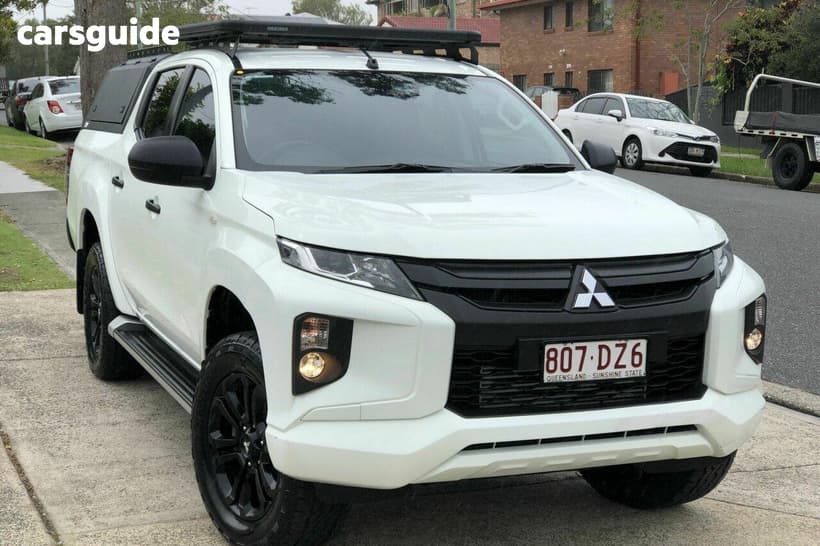 White 2021 Mitsubishi Triton Double Cab Pick Up Glx-R (4X4)