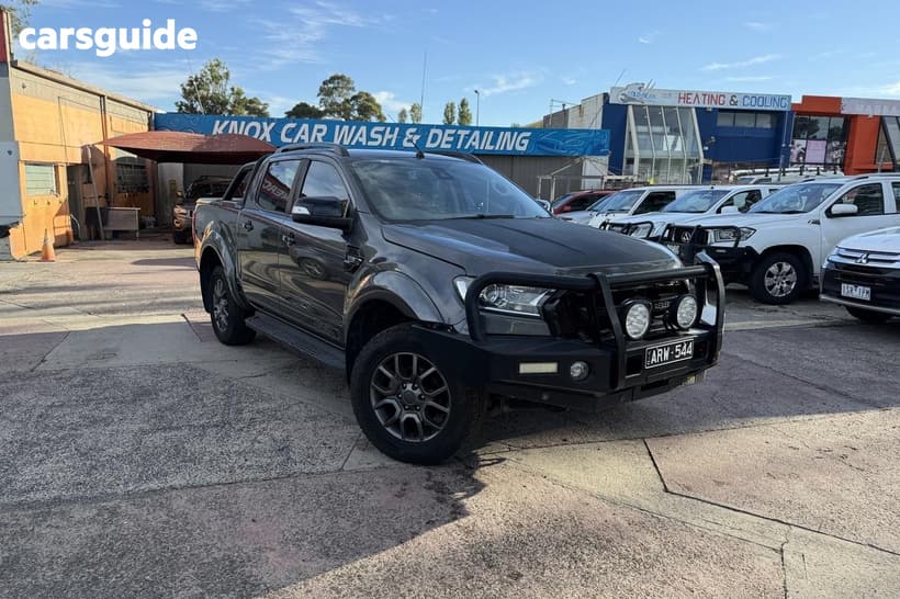 Grey 2017 Ford Ranger Dual Cab Utility Fx4 Special Edition