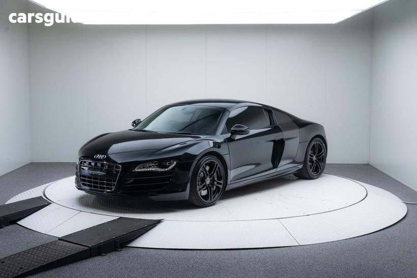 Black 2009 Audi R8 Coupe 4.2 Fsi Quattro