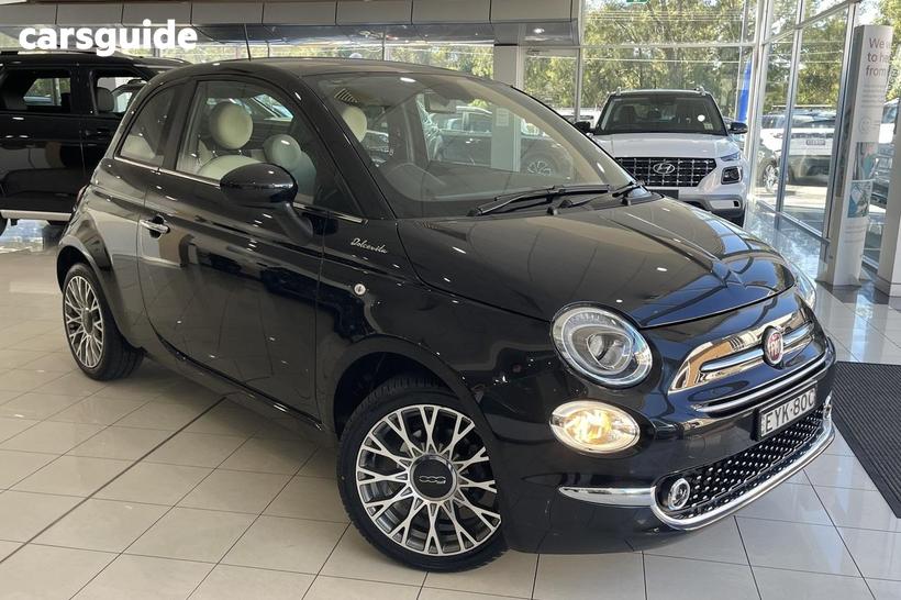 Black 2022 Fiat 500 Hatchback Dolcevita