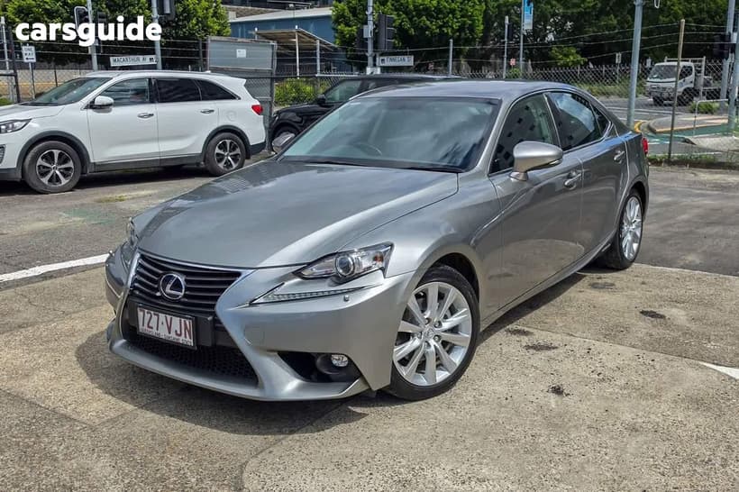 Silver 2015 Lexus IS300H Sedan Luxury Hybrid
