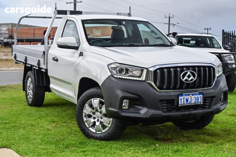 White 2019 LDV T60 Cab Chassis 4Wd Cab Chassis