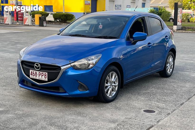 Blue 2014 Mazda 2 Hatchback Maxx Sport