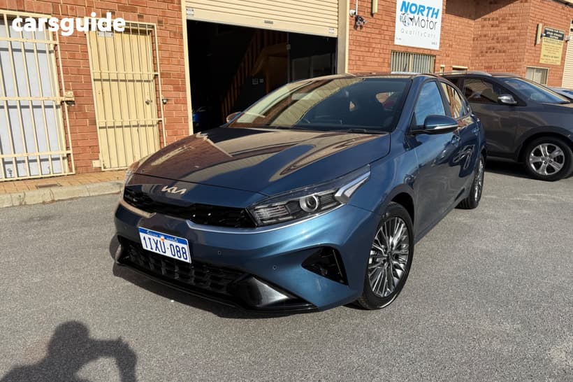 Blue 2024 Kia Cerato Hatchback Sport