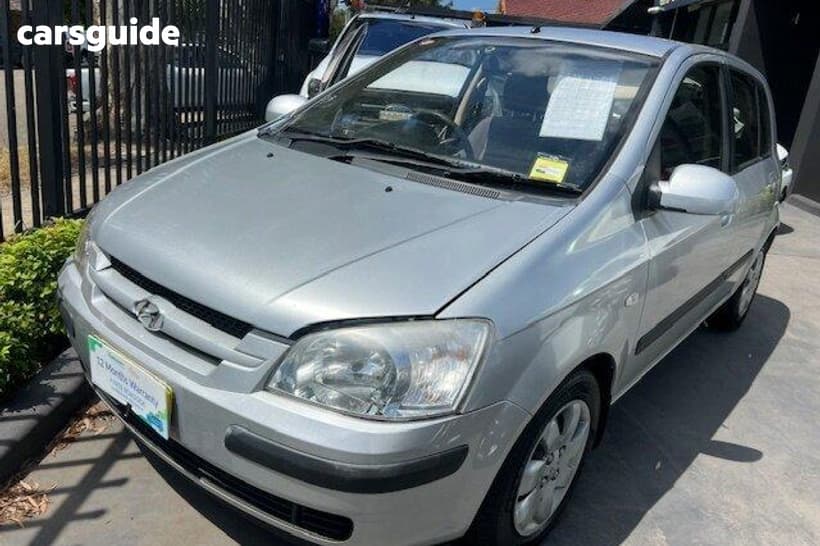 Silver 2004 Hyundai Getz Hatchback Gl