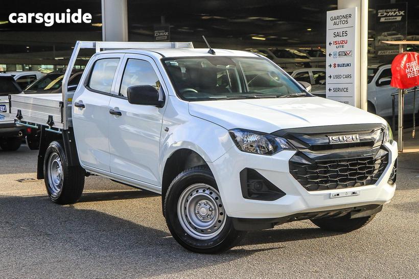 White 2026 Isuzu D-MAX Crew Cab Utility Sx (4X4)
