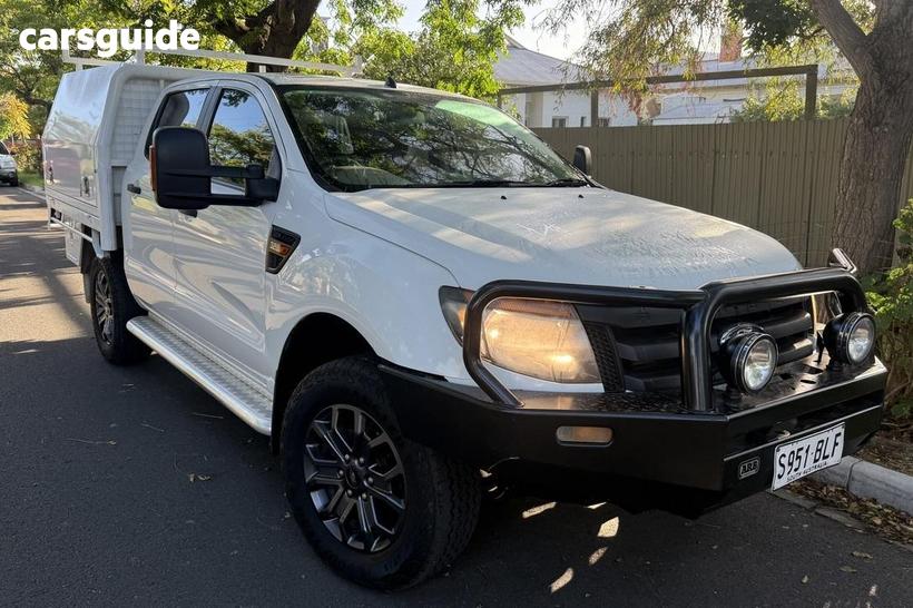 White 2014 Ford Ranger Dual Cab Utility Xl 3.2 (4X4)