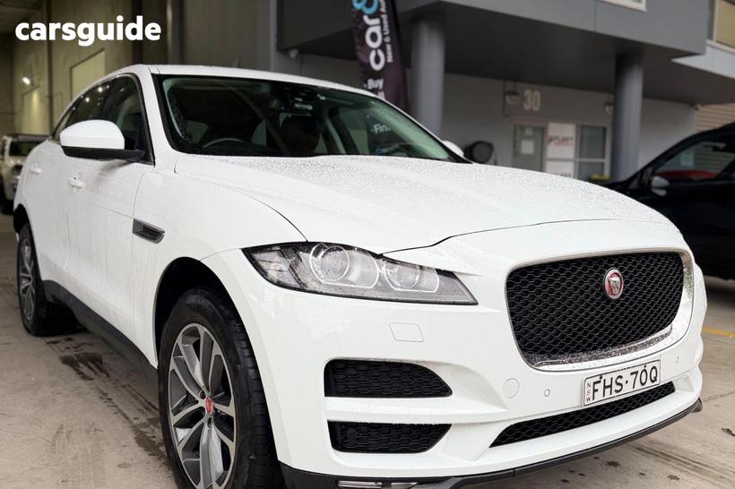 White 2017 Jaguar F-Pace Wagon 20D R-Sport Rwd (132Kw)