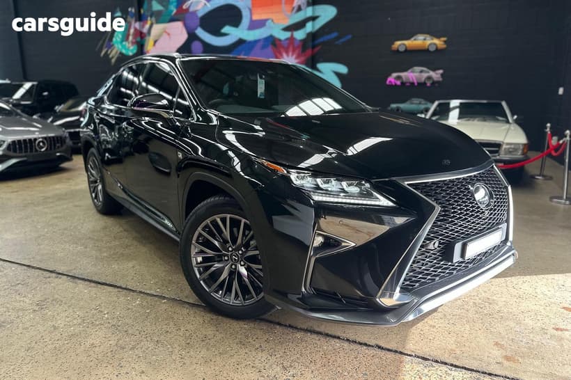 Black 2018 Lexus RX300 Wagon F Sport