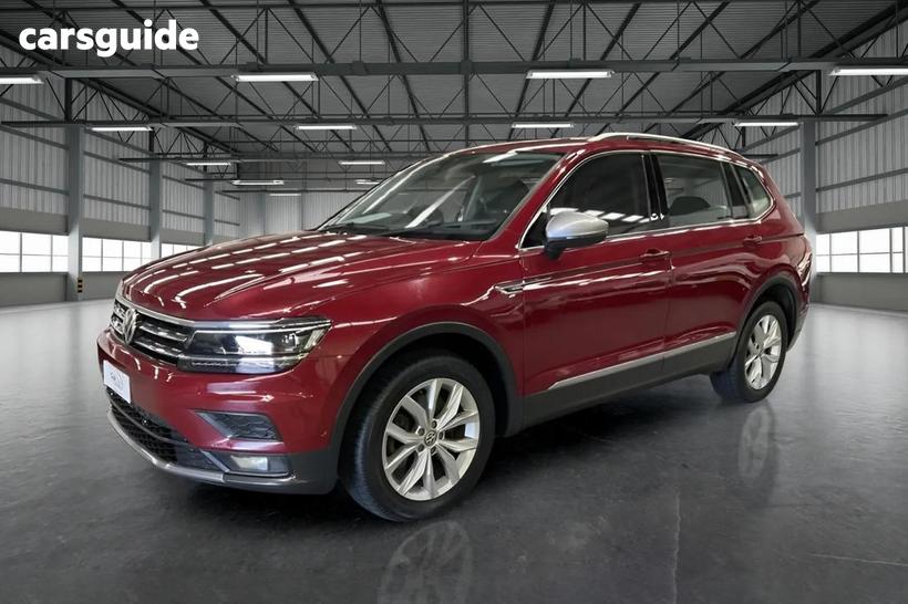 Red 2018 Volkswagen Tiguan Wagon Allspace 132 Tsi Comfortline