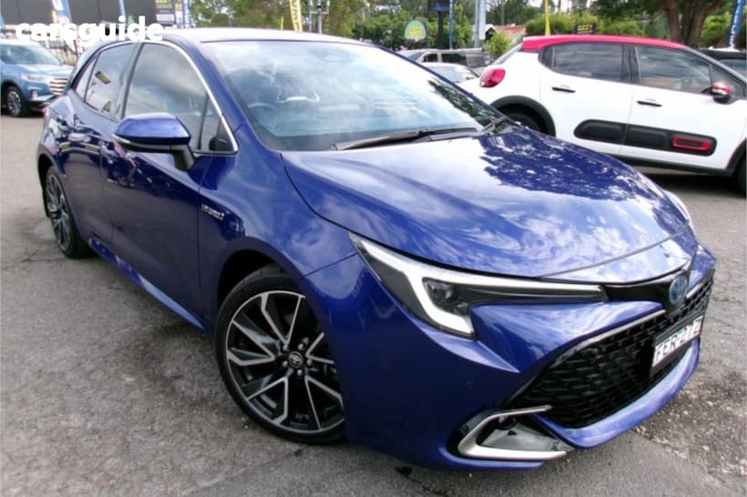 Blue 2023 Toyota Corolla Hatchback Zr Hybrid