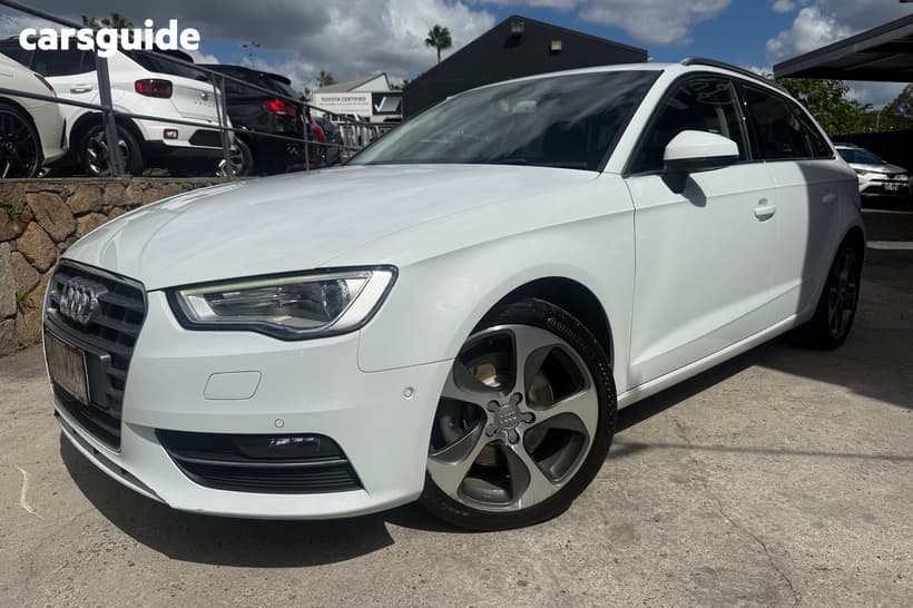White 2015 Audi A3 Hatchback Sportback 1.8 Tfsi Ambition