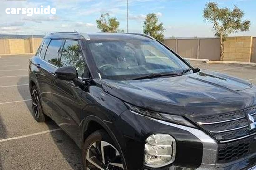 Black 2022 Mitsubishi Outlander Wagon Exceed Tourer 7 Seat (Awd)