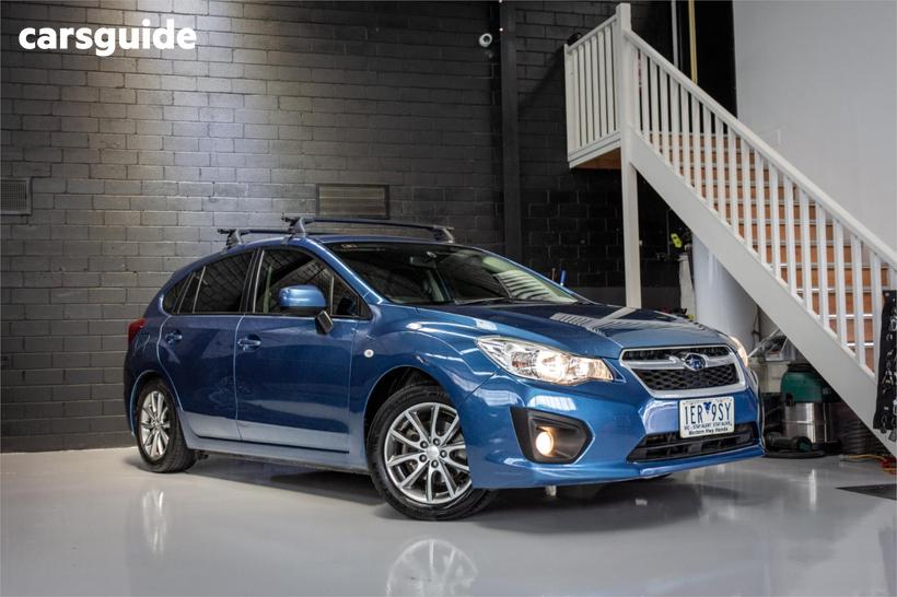 Blue 2014 Subaru Impreza Hatchback 2.0I (Awd)