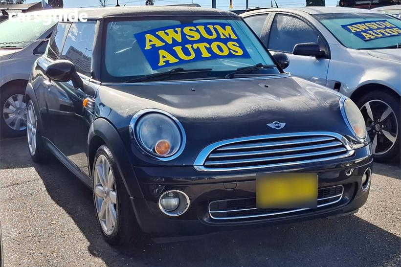 Black 2009 Mini Hatch Hatch COOPER F