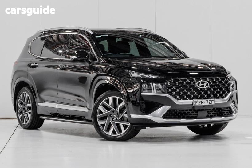 Black 2020 Hyundai Santa FE Wagon Highlander Crdi (Awd)