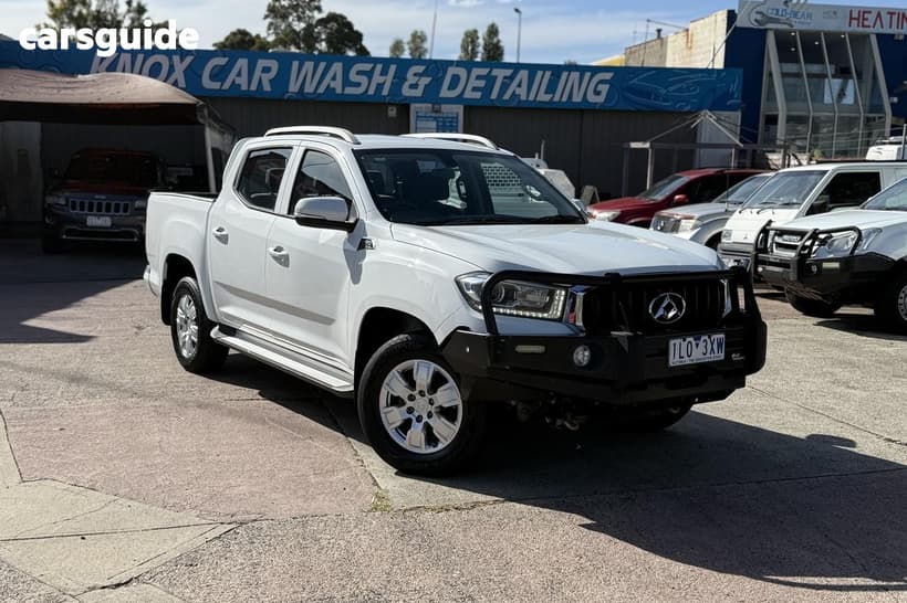 White 2017 LDV T60 Double Cab Utility Pro (4X4)