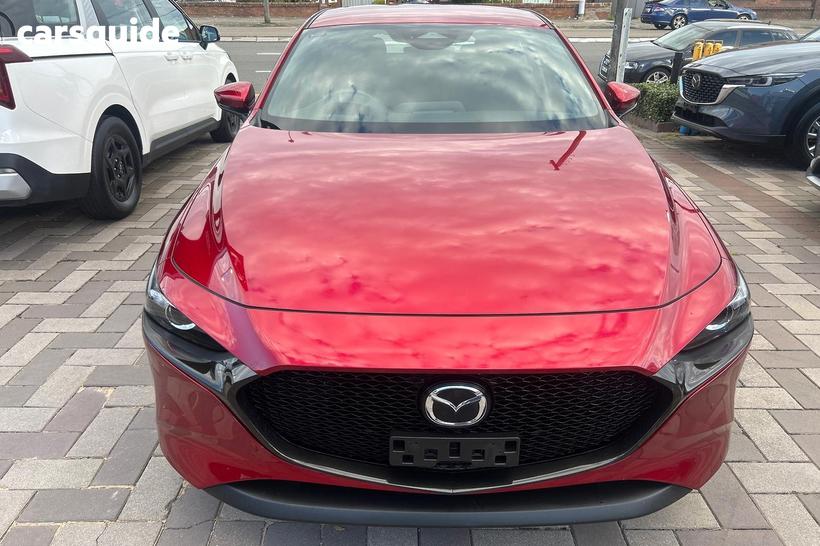 Red 2024 Mazda 3 Hatchback G20 Pure