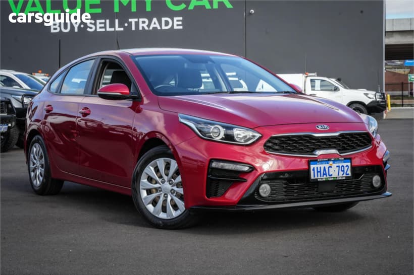 Red 2020 Kia Cerato Hatchback S
